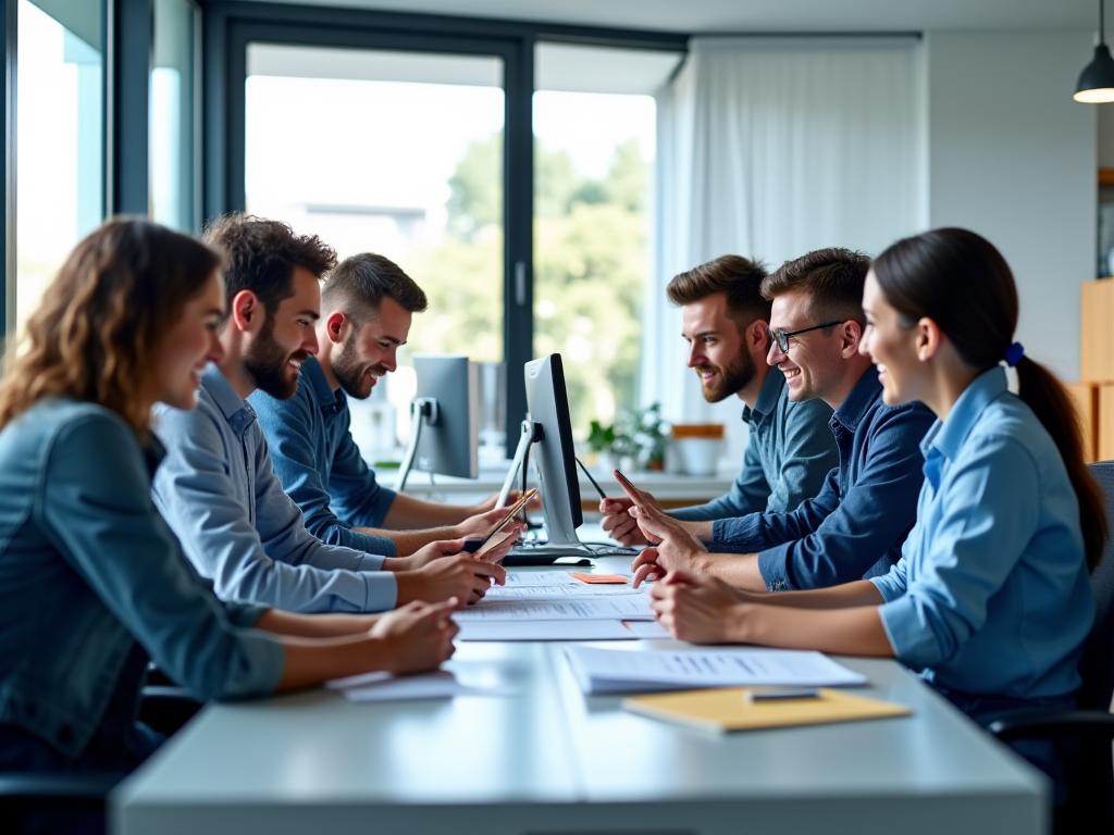 InselShift Team bei der Arbeit